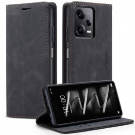 Husa pentru Motorola Moto G54 Power Edition / G64 - Techsuit Safe Wallet Plus - Neagra