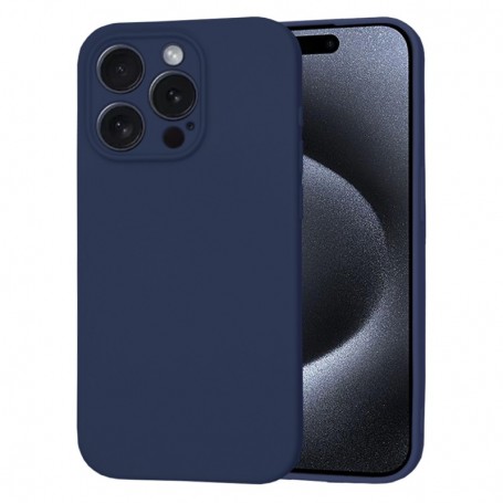 Husa pentru iPhone 15 Pro - Techsuit SoftFlex - Navy Albastra