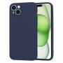 Husa pentru iPhone 15 Plus - Techsuit SoftFlex - Navy Albastra