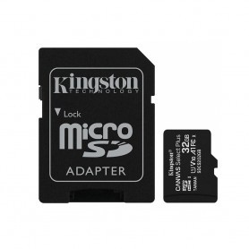 Card de Memorie cu Adaptor, 32GB - Kingston Canvas Select Plus (SDCS2/32GB) - Negru