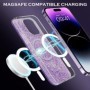 Husa pentru iPhone 15 Pro Max - Techsuit Sparkly Glitter MagSafe - Alba