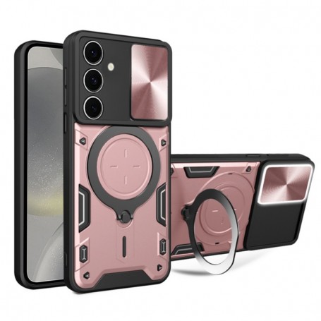 Husa pentru Samsung Galaxy S24 - Techsuit CamGuard Pro - Rose Gold