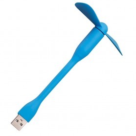 Ventialor Portabil cu Display Digital - Techsuit (CT-110) - Albastru