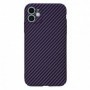 Husa pentru iPhone 11 - Techsuit Carbonite FiberShell - Mov