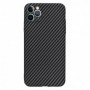 Husa pentru iPhone 11 Pro Max - Techsuit Carbonite FiberShell - Neagra