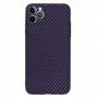 Husa pentru iPhone 11 Pro Max - Techsuit Carbonite FiberShell - Mov