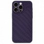 Husa pentru iPhone 15 Pro Max - Techsuit Carbonite FiberShell - Mov