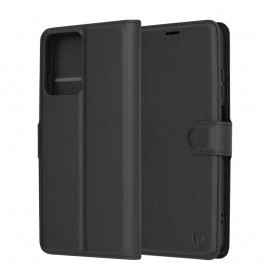 Husa pentru Motorola Moto G04 / Moto G04s / Moto G24 / Moto E14 - Techsuit Diary Book - Neagra