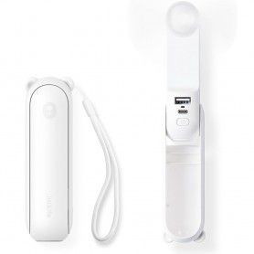 Ventilator Portabil 2000mAH, USB - JisuLife (F8) - Alb