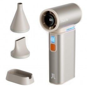 Ventilator Portabil 3600mAh cu Display Digital  - JisuLife (Life4) - Negru