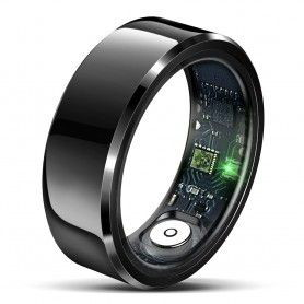 Inel Inteligent - Smart Ring Marimea 8, Diametru 18mm - Techsuit (R6) - Negru