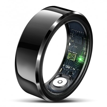 Inel Inteligent - Smart Ring Marimea 8, Diametru 18mm - Techsuit (R6) - Negru