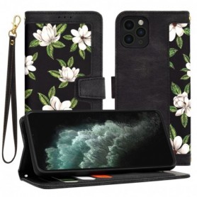 Husa pentru iPhone 11 Pro Max - Techsuit FlipCraft - Flowers of the Dawn