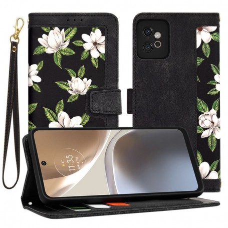 Husa pentru Motorola Moto G32 - Techsuit FlipCraft - Flowers of the Dawn