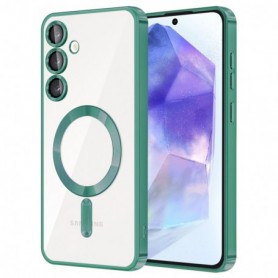 Husa pentru Samsung Galaxy A55 5G - Techsuit Luxury Crystal MagSafe - Light Verde