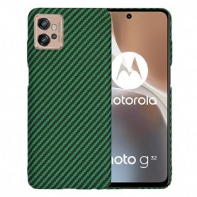 Husa pentru Motorola Moto G32 - Techsuit Carbonite FiberShell - Albastra Pulse