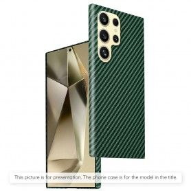 Husa pentru Samsung Galaxy S24 Plus - Techsuit Carbonite FiberShell - Verde