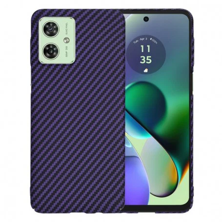 Husa pentru Motorola Moto G54 / Moto G54 Power Edition / Moto G64 - Techsuit Carbonite FiberShell - Mov