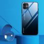 Husa iPhone 12 Mini - Gradient Glass, Albastru cu Negru