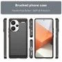 Husa pentru Xiaomi Redmi Note 13 Pro+ 5G - Techsuit Carbon Silicone - Neagra