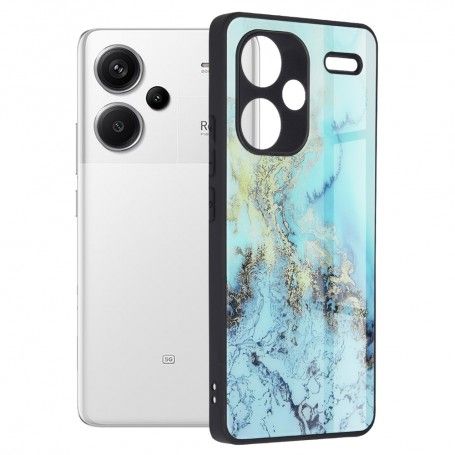 Husa pentru Xiaomi Redmi Note 13 Pro+ 5G - Techsuit Glaze Series - Albastra Ocean