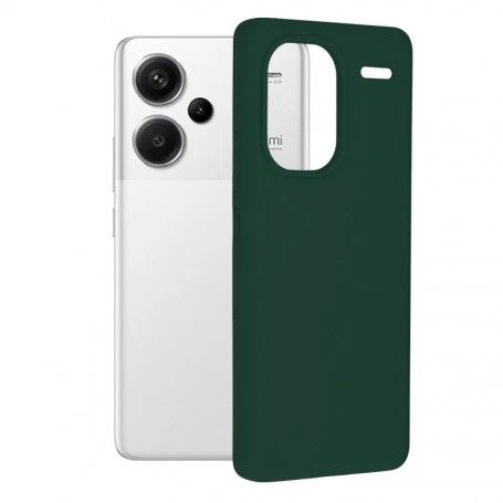 Husa pentru Xiaomi Redmi Note 13 Pro+ 5G - Techsuit Soft Edge Silicone - Verde inchisa