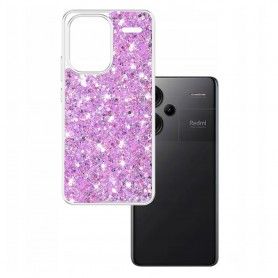 Husa pentru Xiaomi Redmi Note 13 Pro+ 5G - Techsuit Sparkly Glitter - Roz