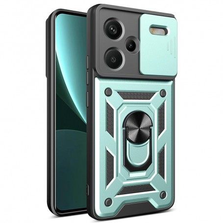 Husa pentru Xiaomi Redmi Note 13 Pro+ 5G - Techsuit CamShield Series - Verde