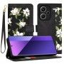 Husa pentru Xiaomi Redmi Note 13 Pro+ 5G - Techsuit FlipCraft - Flowers of the Dawn