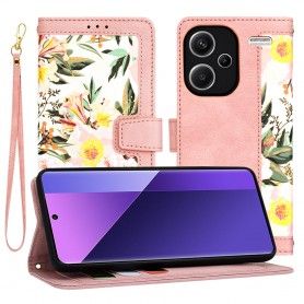 Husa pentru Xiaomi Redmi Note 13 Pro+ 5G - Techsuit FlipCraft - Flowers of the Dawn