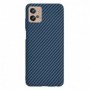 Husa pentru Motorola Moto G32 - Techsuit Carbonite FiberShell - Cyan