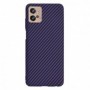 Husa pentru Motorola Moto G32 - Techsuit Carbonite FiberShell - Mov