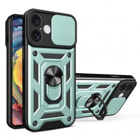 Husa pentru iPhone 16 - Nillkin CamShield Pro - Verde