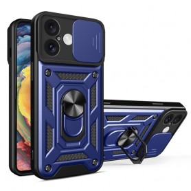 Husa pentru iPhone 16 - Ringke Fusion X Design - Camo Neagra