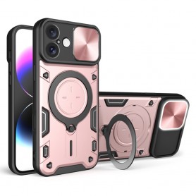 Husa pentru iPhone 16 - Techsuit CamGuard Pro - Rose Gold