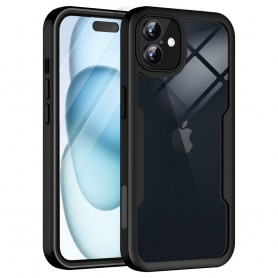 Husa pentru iPhone 16 - Techsuit CarbonFiber - Neagra