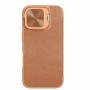 Husa pentru iPhone 16 - Nillkin Qin Prop Leather Case - Maro