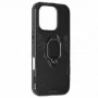 Husa pentru iPhone 16 Pro - Armor Ring Hybrid - Neagra