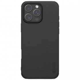 Husa pentru iPhone 16 Pro - Nillkin Super Frosted Shield Pro - Neagra