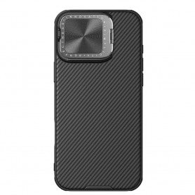 Husa pentru iPhone 16 Pro - Nillkin Super Frosted Shield Pro - Neagra