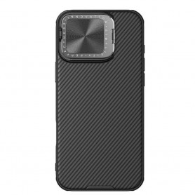 Husa pentru iPhone 16 Pro - Spigen Enzo Aramid - Neagra / Natural