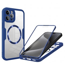 Husa pentru iPhone 16 Pro - Techsuit CamShield Series - Albastra