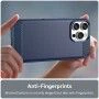 Husa pentru iPhone 16 Pro Max - Techsuit Carbon Silicone - Albastra