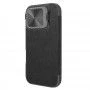 Husa pentru iPhone 16 Pro Max - Nillkin Qin Prop Leather Case - Neagra