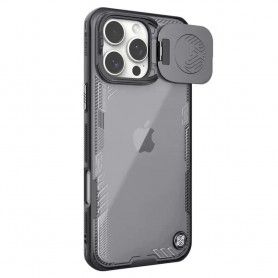 Husa pentru iPhone 16 Pro Max - Nillkin Super Frosted Shield Pro Magnetic - Neagra