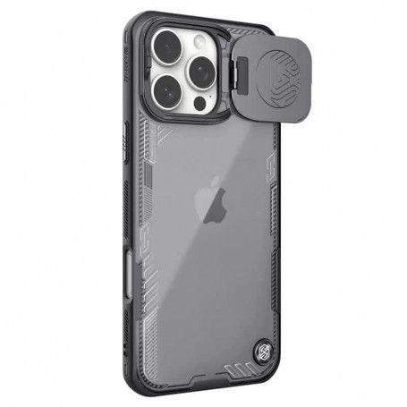 Husa pentru iPhone 16 Pro Max - Nillkin Iceblade Prop (without Camera Cutout) - Neagra