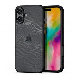 Husa pentru iPhone 16 Plus - Nillkin Super Frosted Shield Pro (Logo Cutout) - Neagra