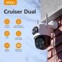 Camera de Supraveghere Wi-Fi, cu Detectare Rapida si Notificari, 6MP - Imou Outdoor Camera Cruiser Dual (IPC-S7XP-6M0WED) - Whi