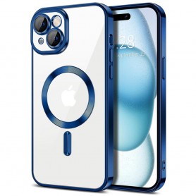 [PACHET 360] - Husa ColorVerse 360 + Folie de protectie -  iPhone 16  - Albastru