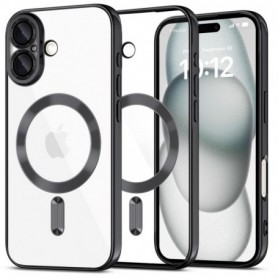 Husa pentru iPhone 16 - ESR Zero HaloLock - Frosted Neagra